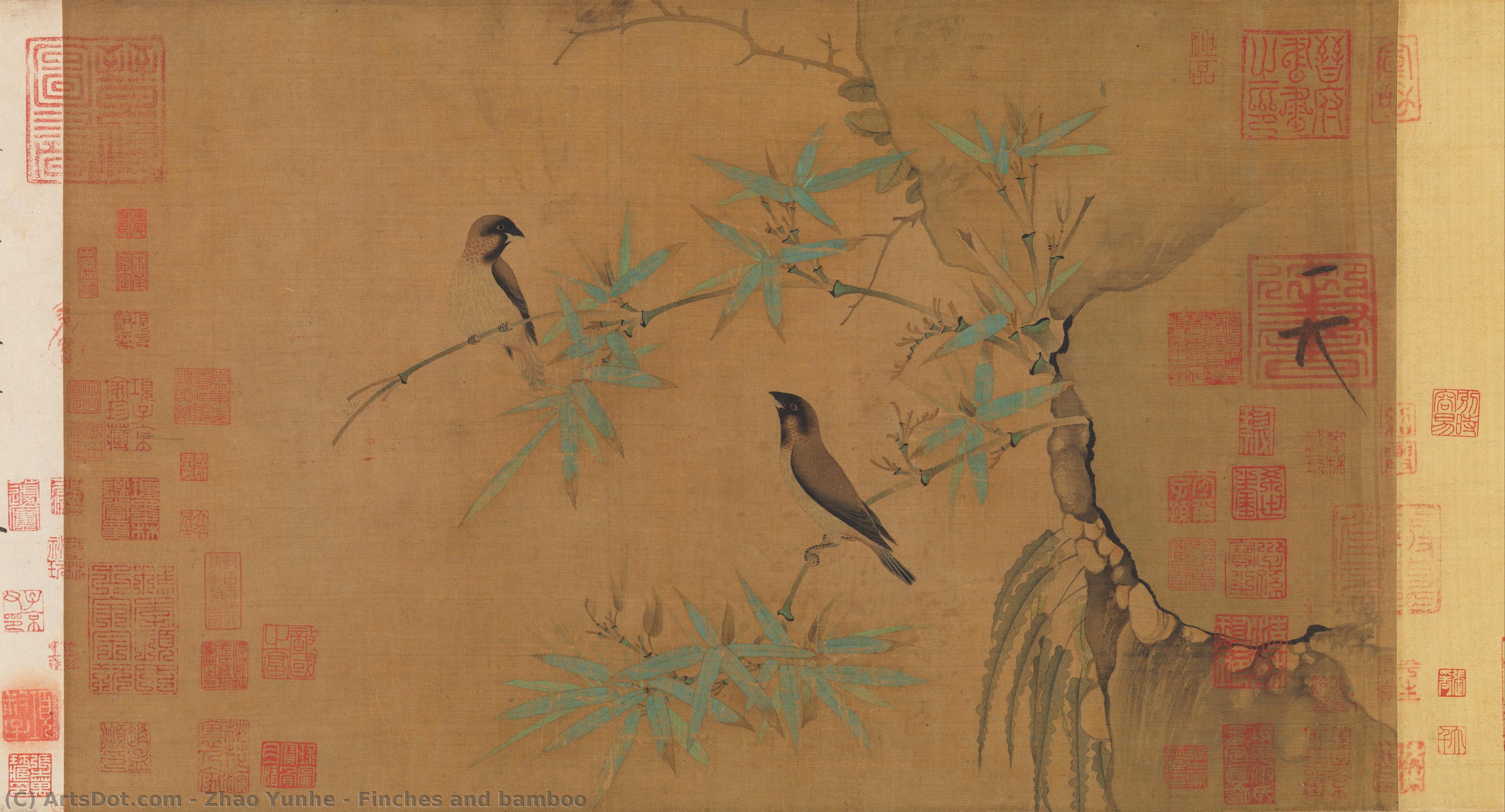Finches And Bamboo — Zhao Yunhe