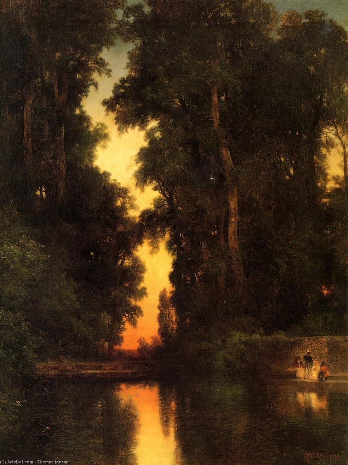 The Borda Gardens, Mexico — Thomas Moran