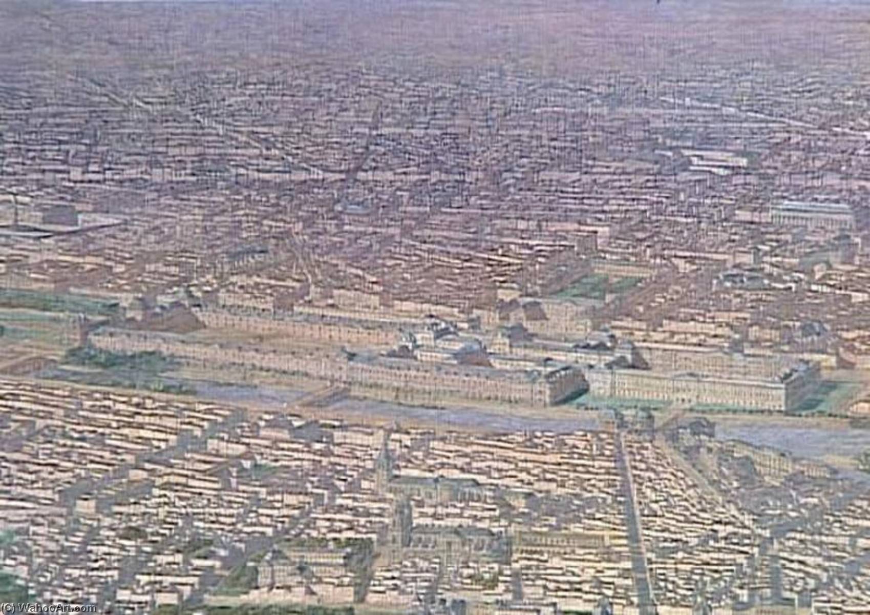 General View Of Paris, Taken From The Observatory, By Balloon — Navlet Victor