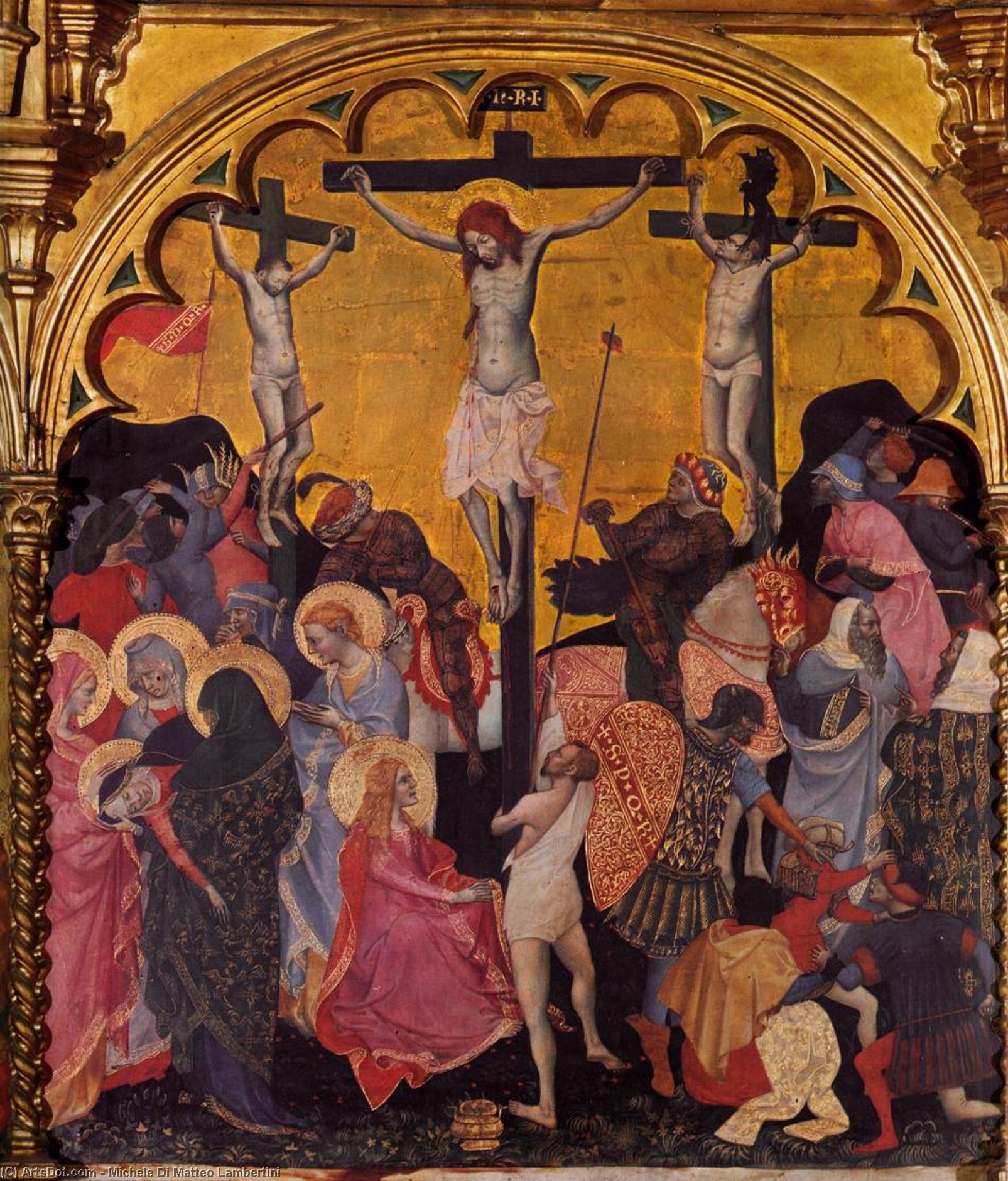 Polyptych Of Sant'elena (detail) — Michele Di Matteo Lambertini