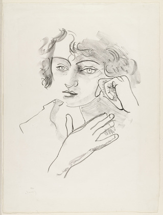 Head Of A Woman From The Portfolio Metamorphoses — André Derain