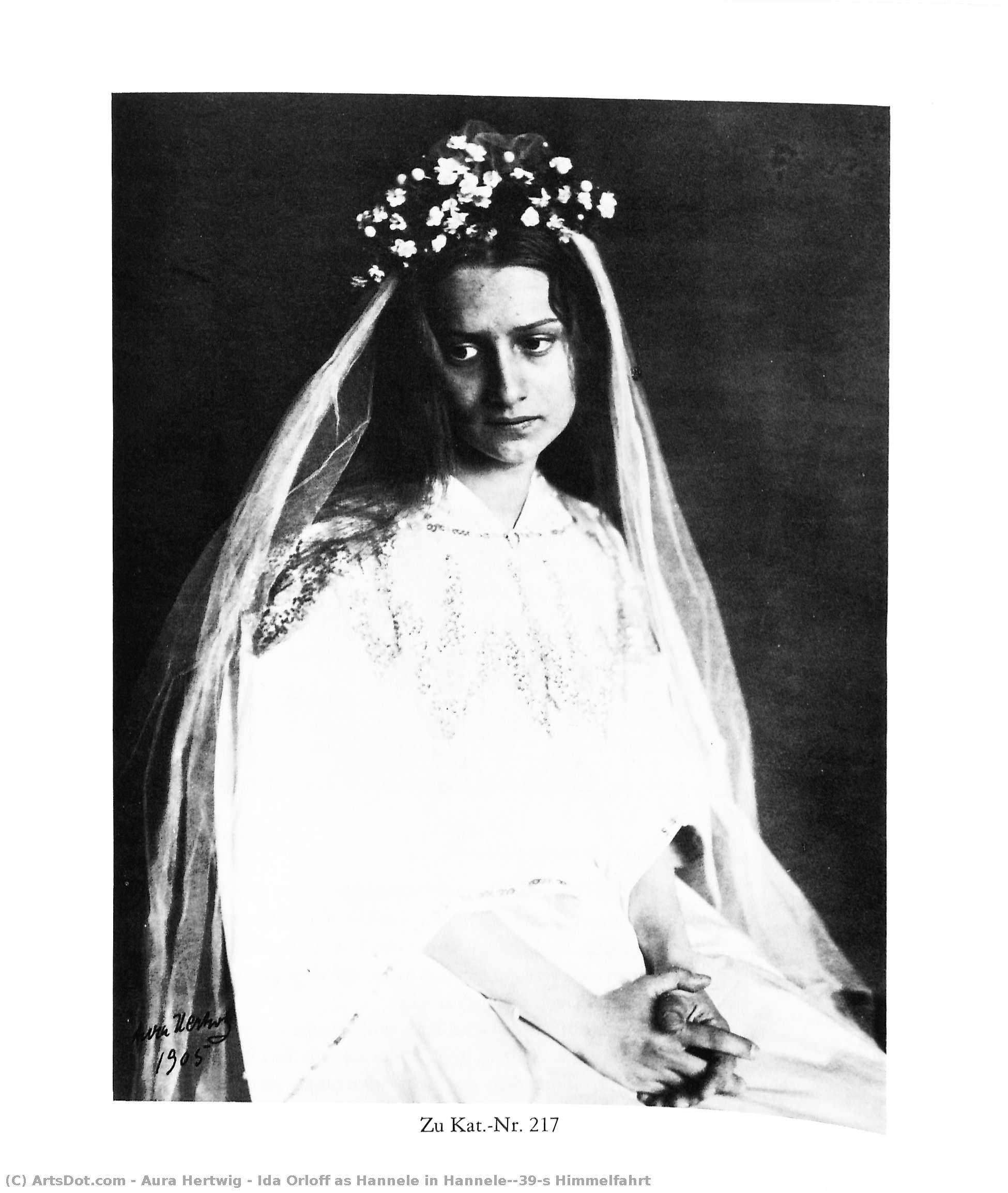Ida Orloff As Hannele In Hannele's Himmelfahrt — Aurelie Antoinette Paschke