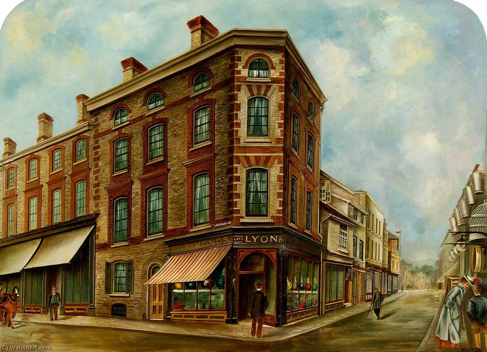 Corner, Brook Street, Old Buttermarket, Ipswich — William John Leggett