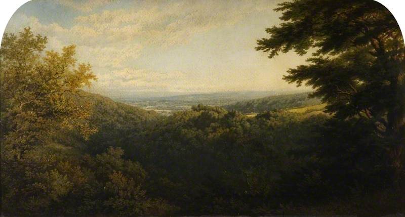 View Near Ludlow — William Ward Gill
