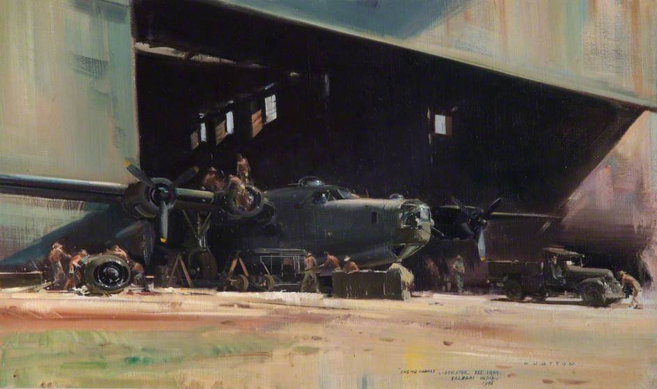 Liberator Engine Change, No.355 Squadron — Frank Wootton
