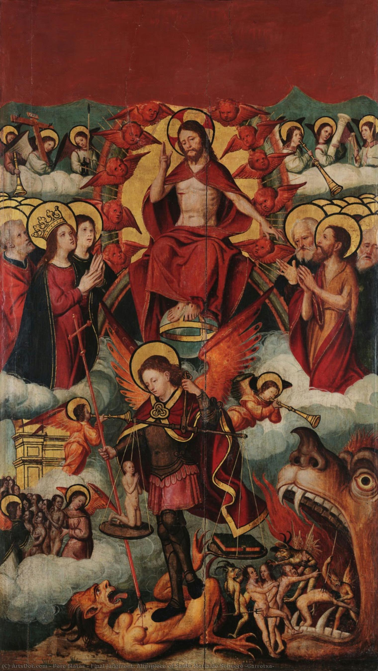 Final Judgment. Altarpiece Of Santa Maria De Segueró (garrotxa) — Pere Matas