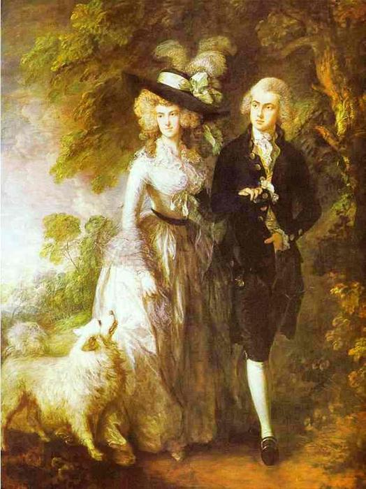 William Hallett Y Su Esposa Elizabeth, Née Stephen — Thomas Gainsborough