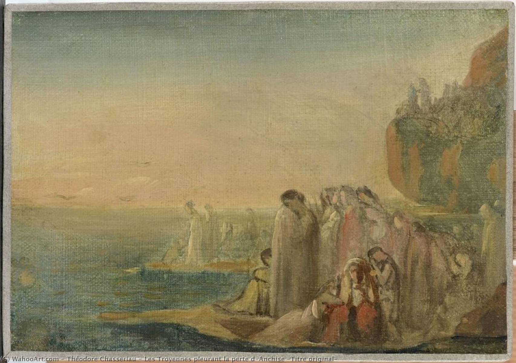 Les Troyennes Pleurant La Perte D'anchise (titre Original) — Théodore Chassériau