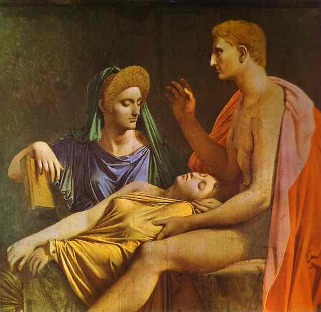Virgil Reading Aeneid To Augustus, Octavia, And Livia — Jean-auguste-dominique Ingres
