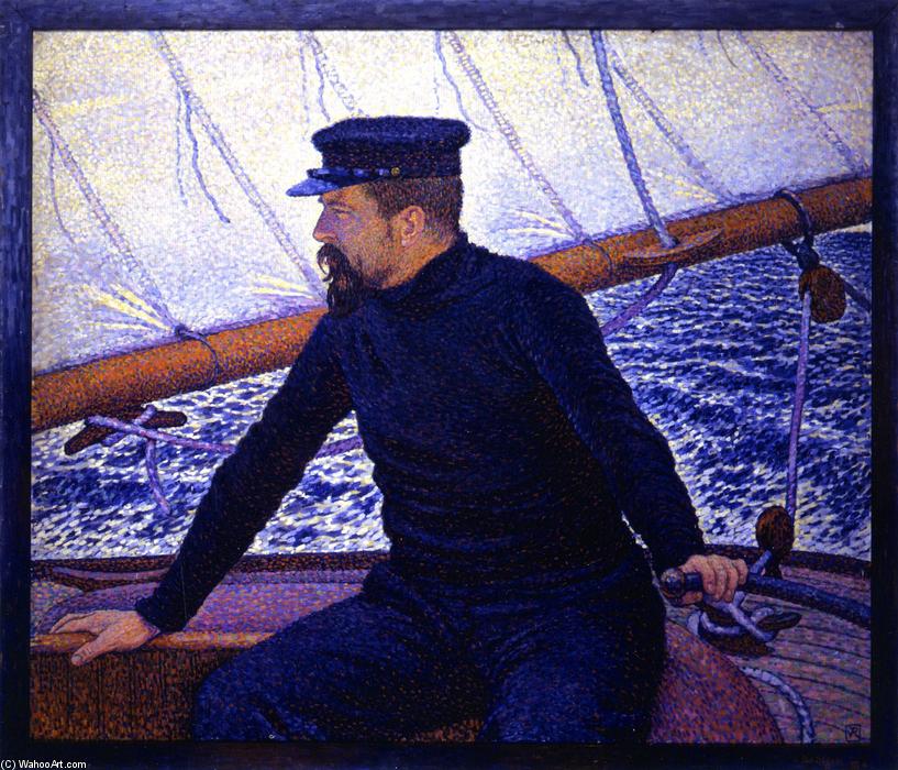 Paul Signac (at The Helm Of The Olympia) — Theo Van Rysselberghe