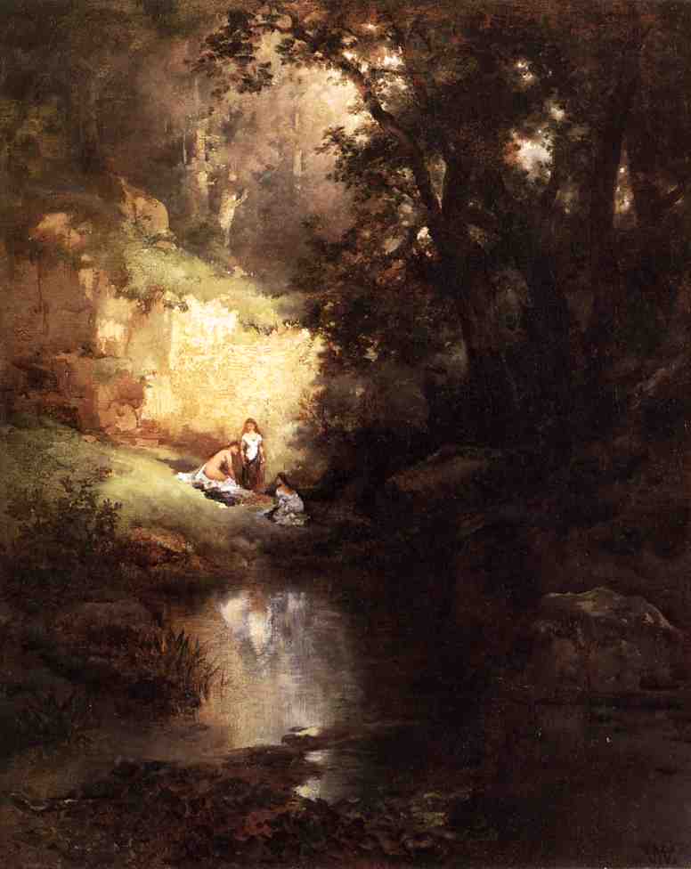 The Bathers — Thomas Moran