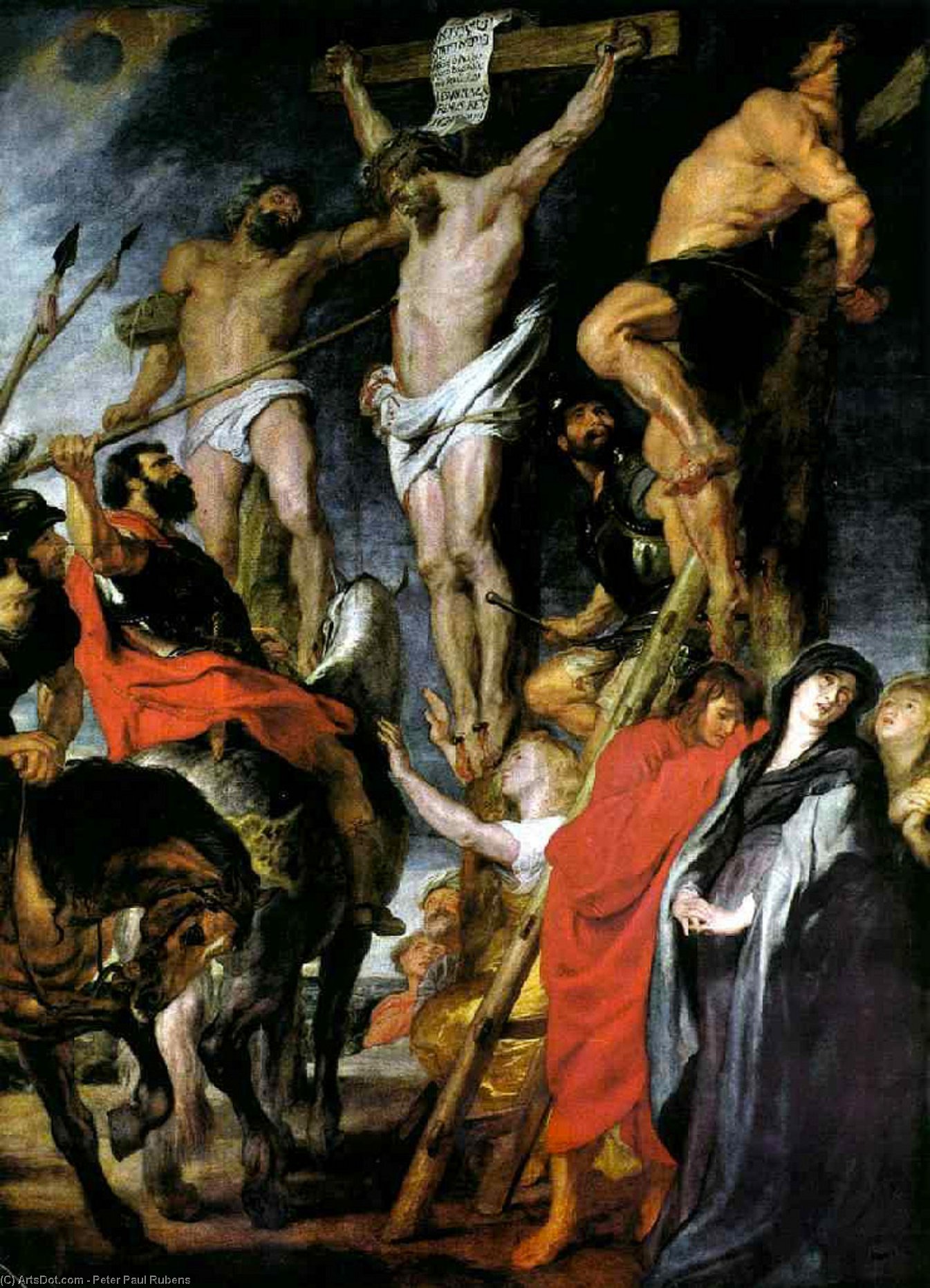 Le Coup De Lance, Musée Des Beaux-artes, Antwer — Peter Paul Rubens