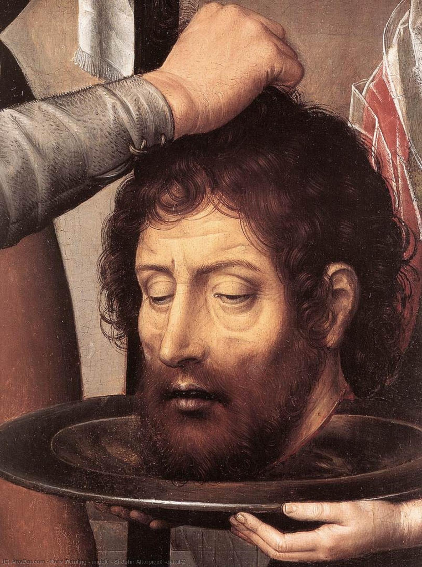 Middle - St John Altarpiece (detail)2 — Memling, Hans