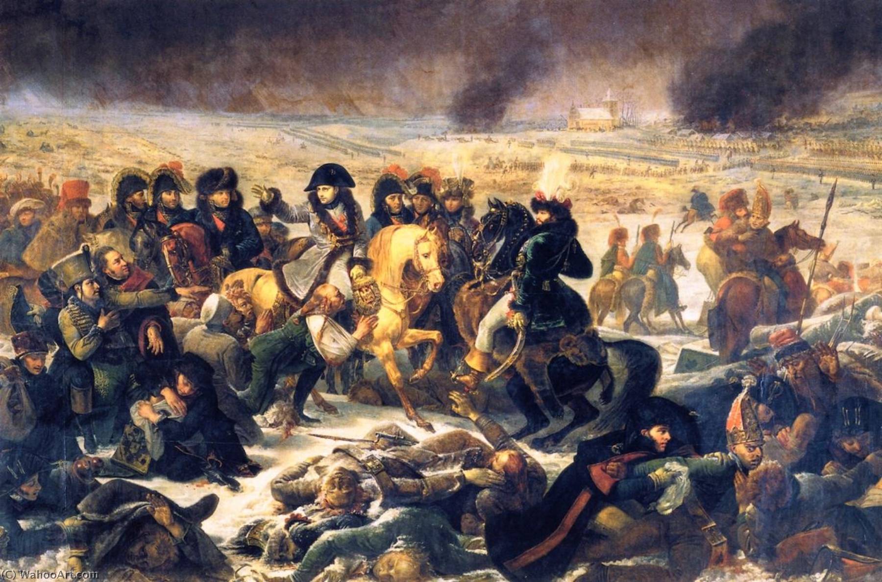 Napoleon On The Battlefield Of Eylau — Baron Gros Antoine Jean