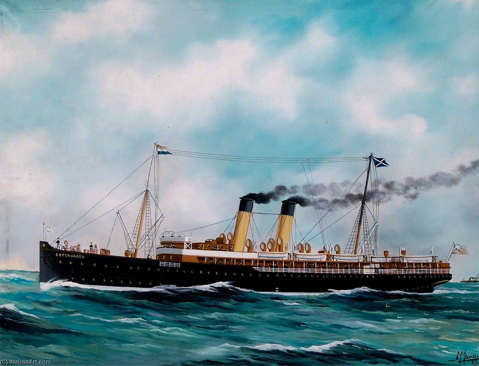 Ss Copenhagen — Alfred Jensen