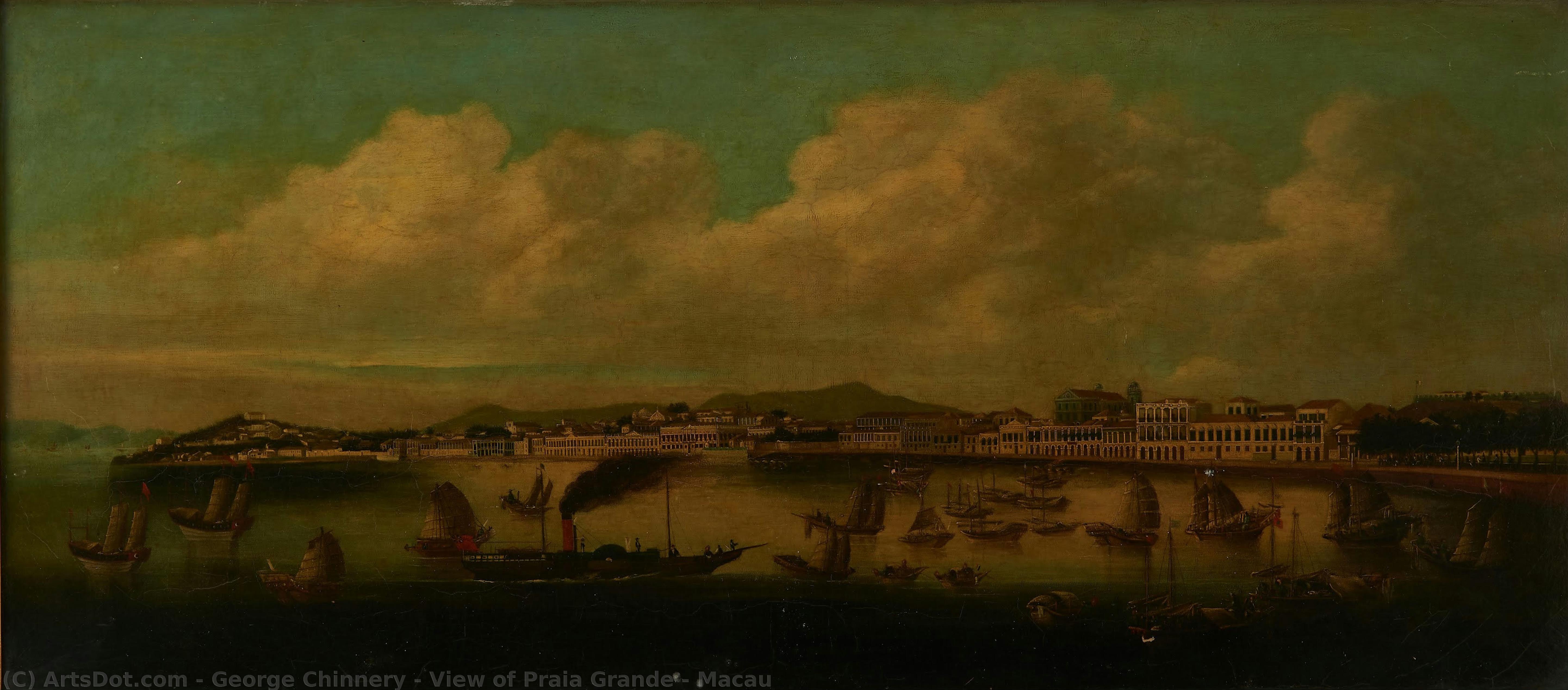 View Of Praia Grande - Macau — George Chinnery