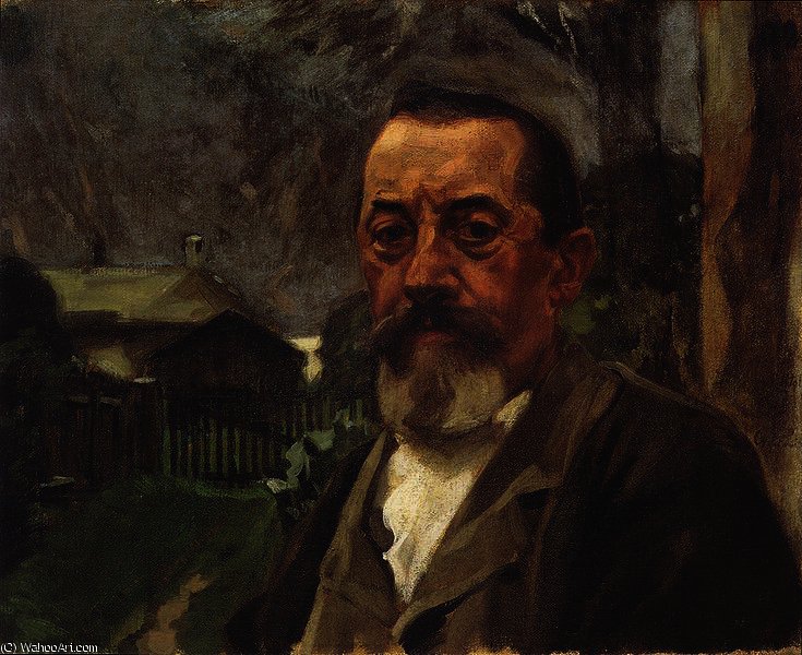 Portrait Of The Father Of The Artist — Albin Egger Lienz