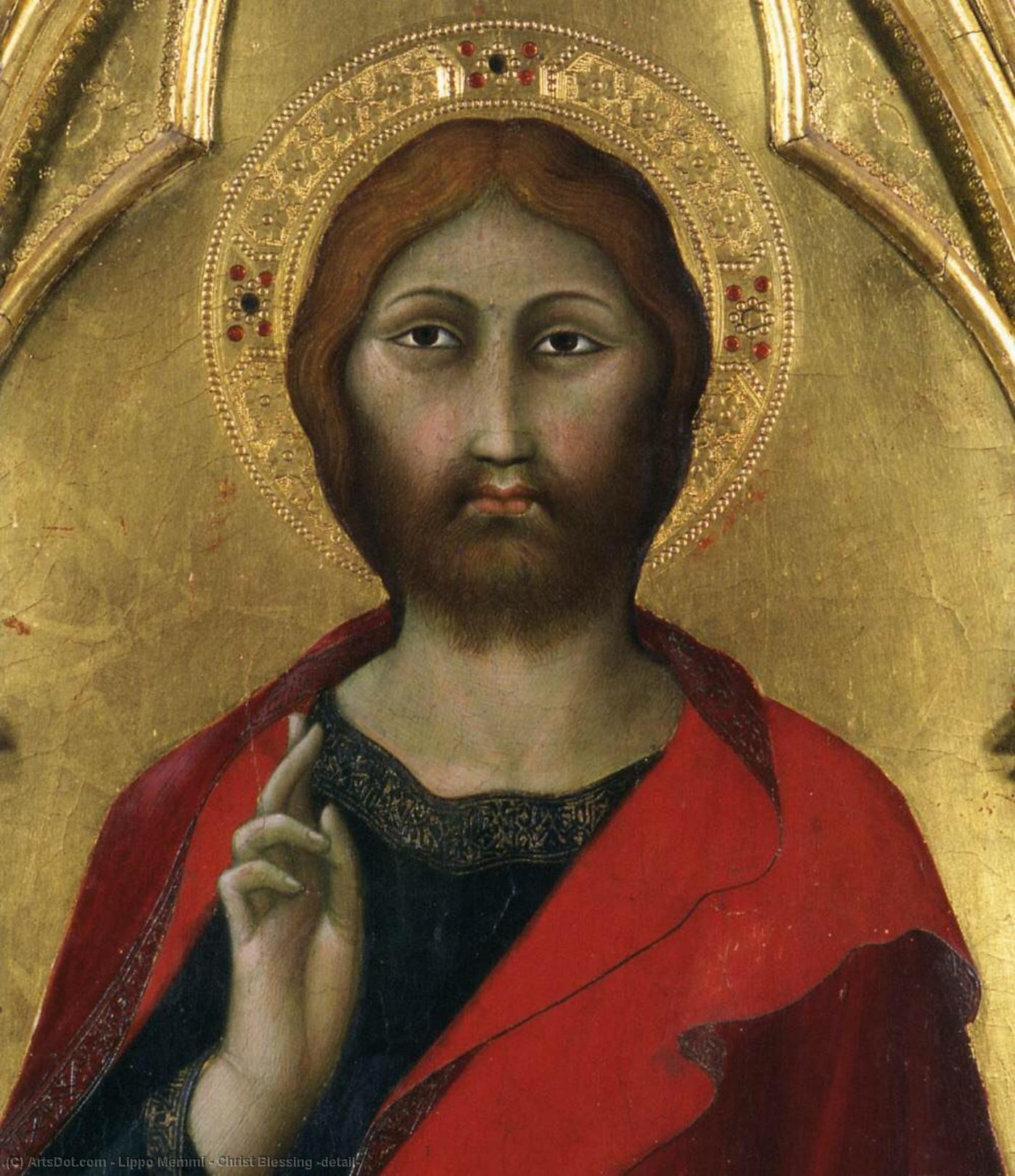 Christ Blessing (detail) — Липпо Мемми