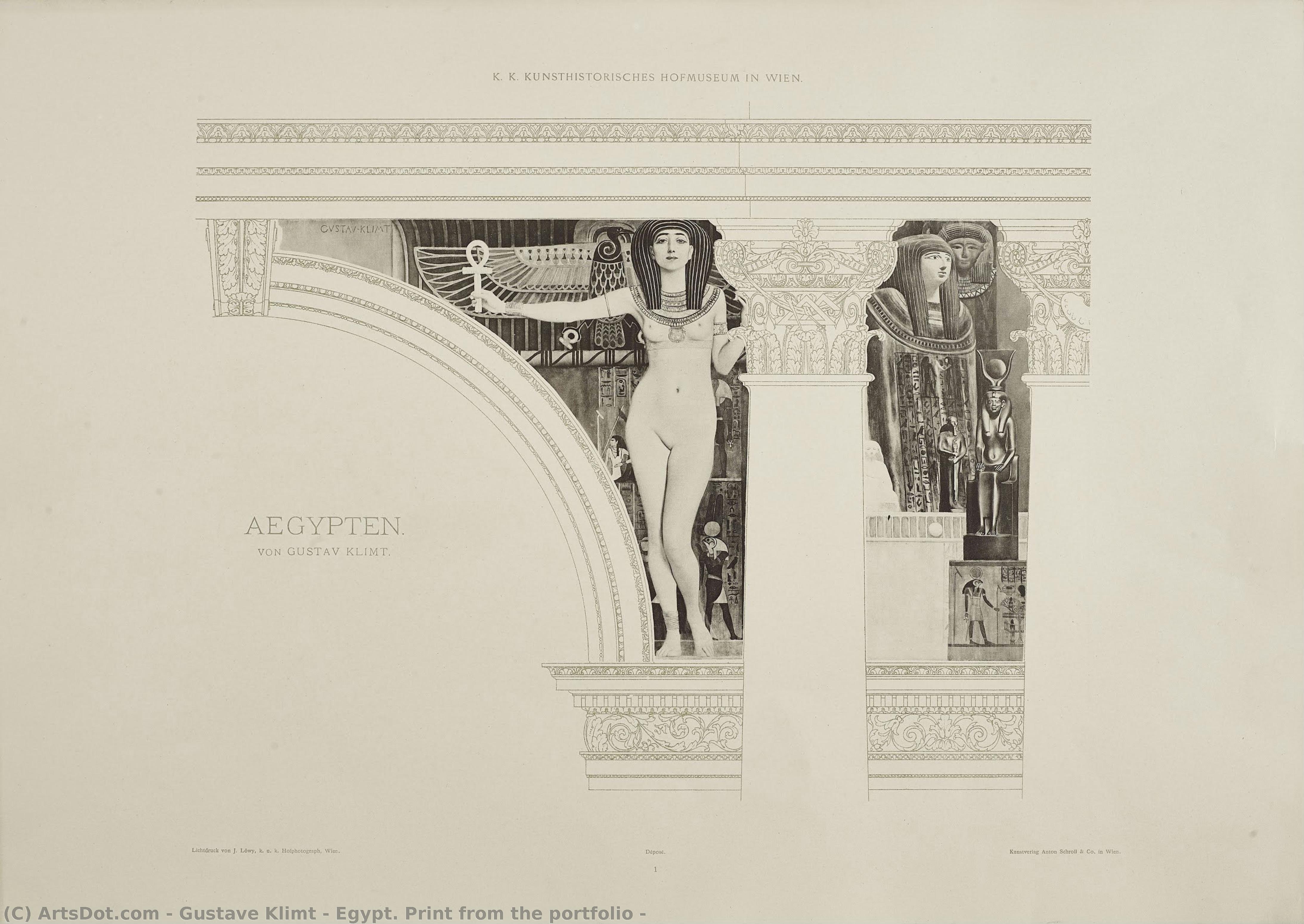 Egypt. Print From The Portfolio — Густав Климт