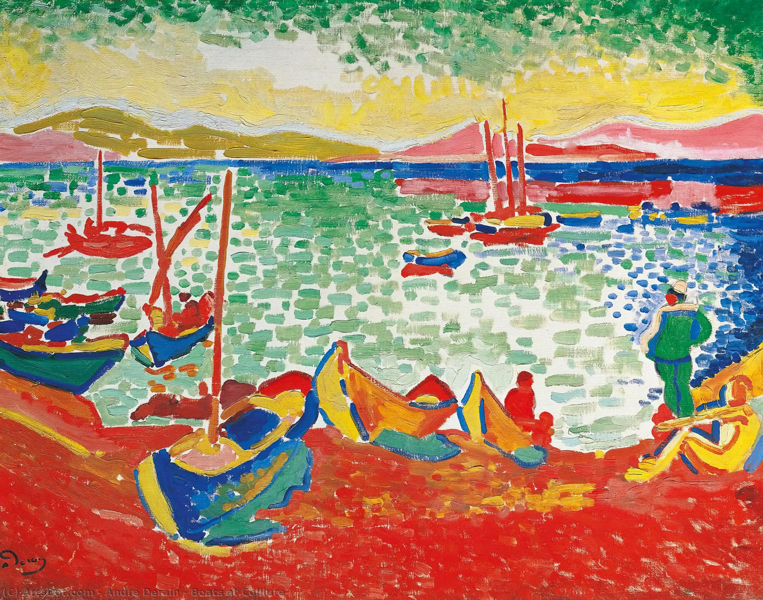 Boats At Colliure — Андре Дерен