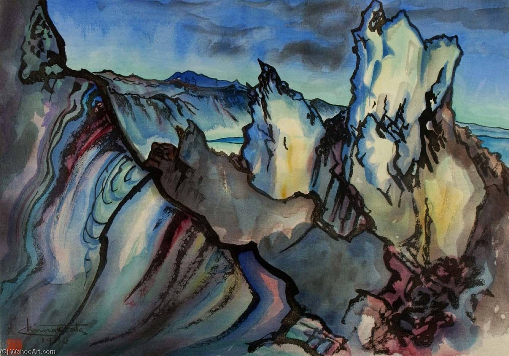 Mono Crater — Chiura Obata