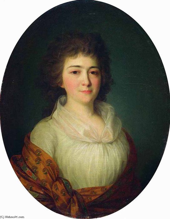 Portrait Of Agrippina Alekseevny Durasova — Fyodor Stepanovich Rokotov