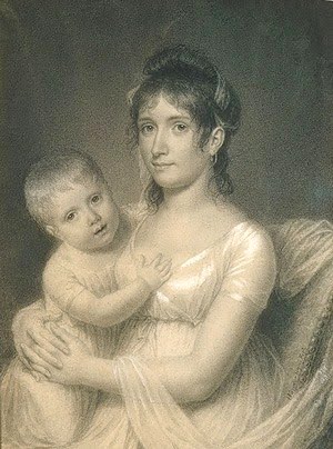 Mrs. Daniel Strobel, Jr. (anna Church Strobel) And Her Son, George — John Vanderlyn