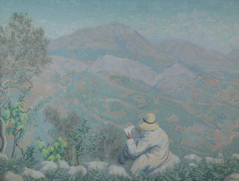 Monte Scalambra From San Vito Romano — Edward Montgomery O'rorke Dickey