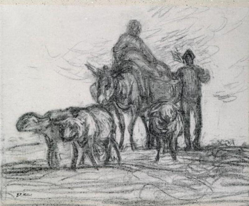 Nachbereitung Der Feldarbeit — Jean-françois Millet