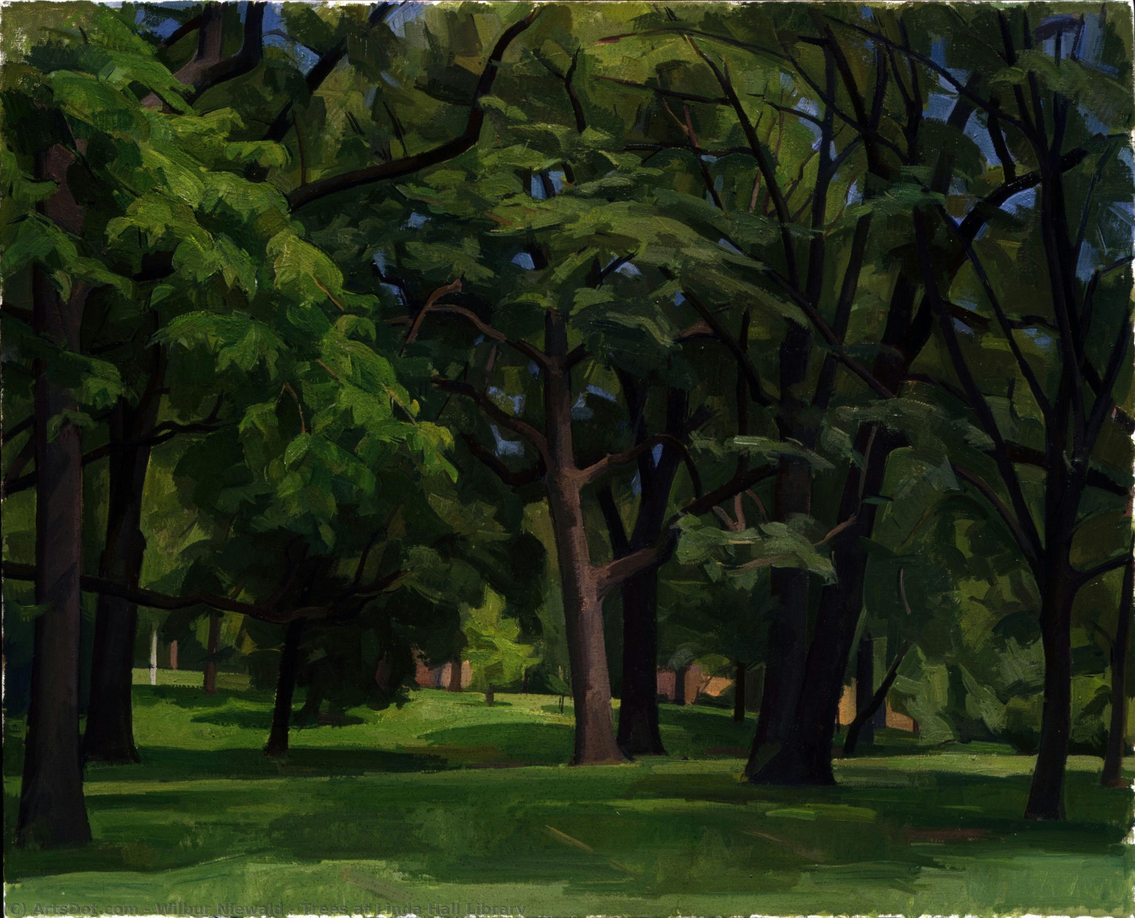 Trees At Linda Hall Library — Wilbur Niewald