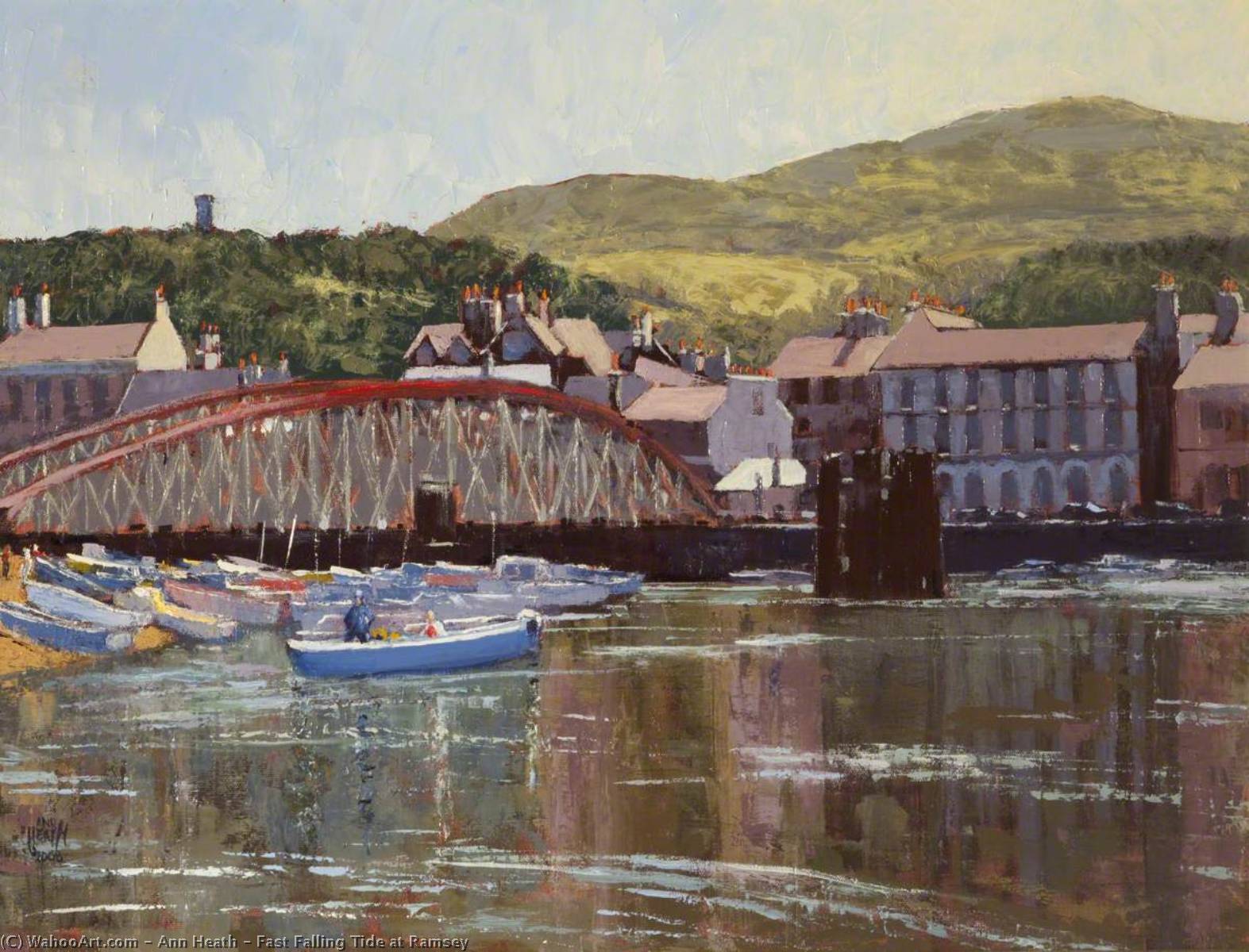 Fast Falling Tide At Ramsey — Ann Heath
