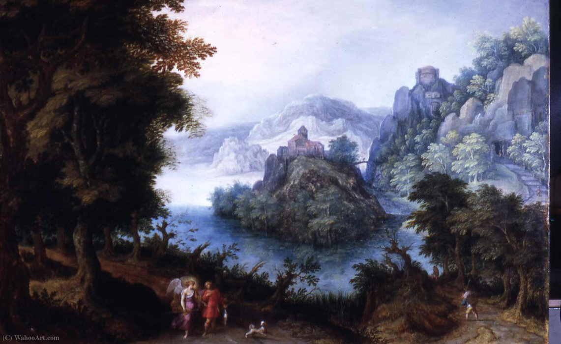 Landscape With Tobias And The Angel — Денис Ван Алслот
