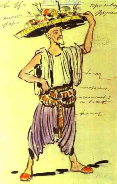 Fruit Seller — Konstantin Alexeievitch Korovin