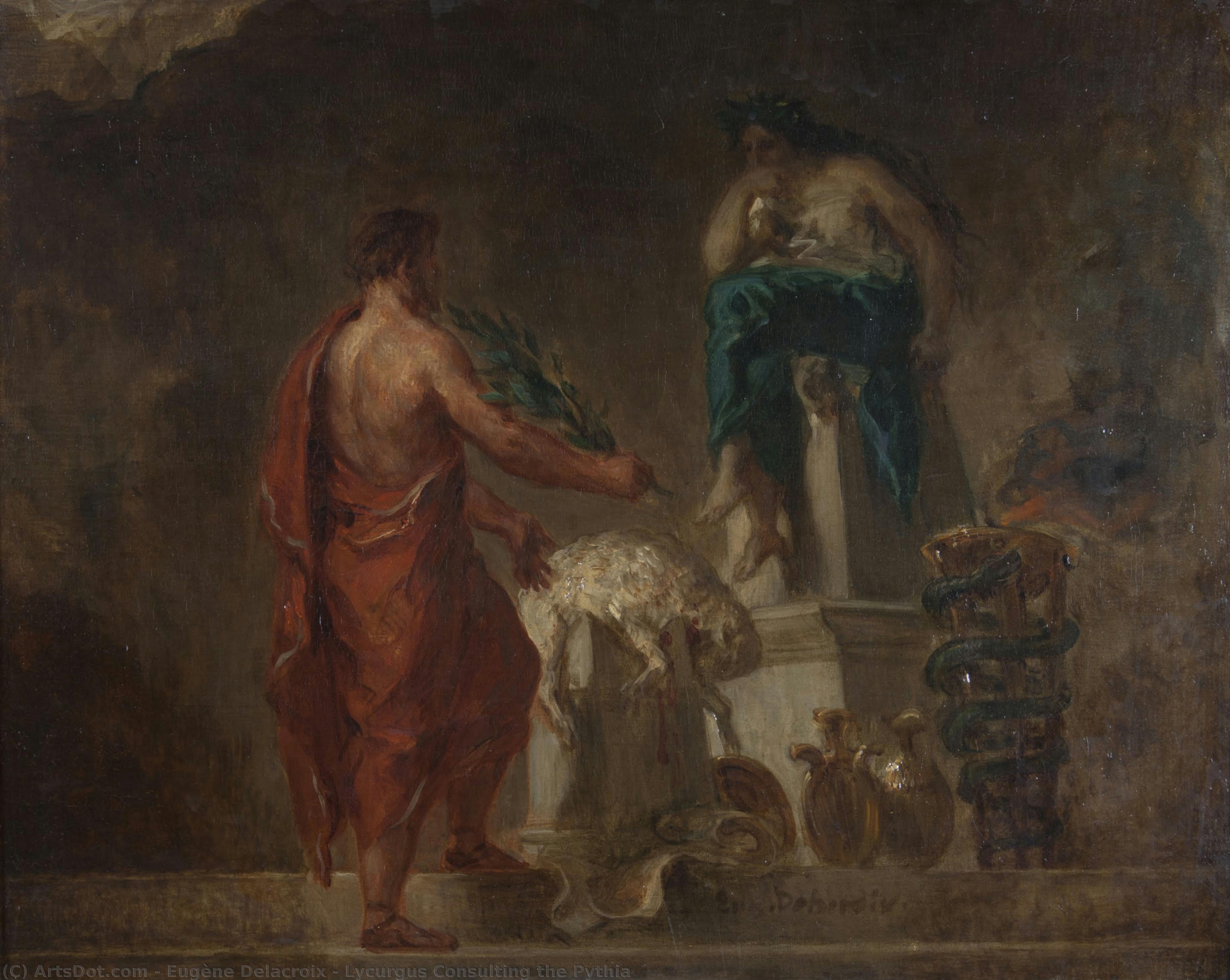 Lycurgus Consulting The Pythia — Eugène Delacroix