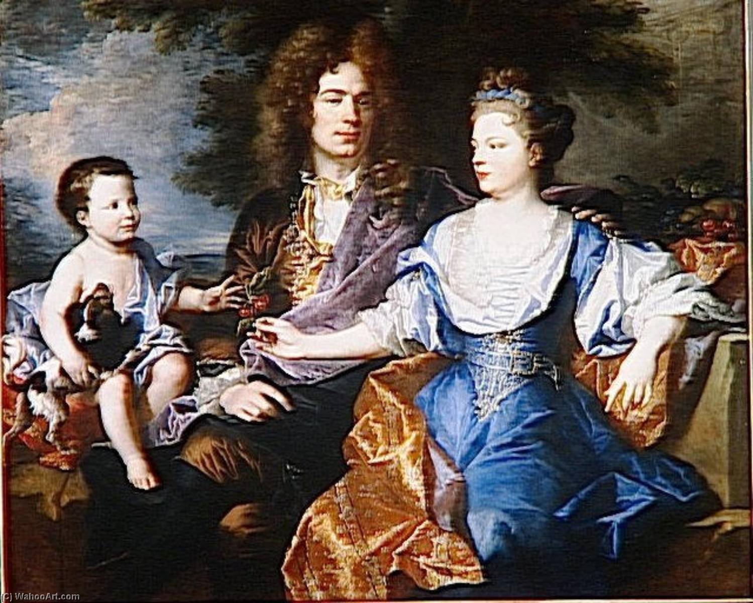 La Famille Leonard — Hyacinthe Rigaud