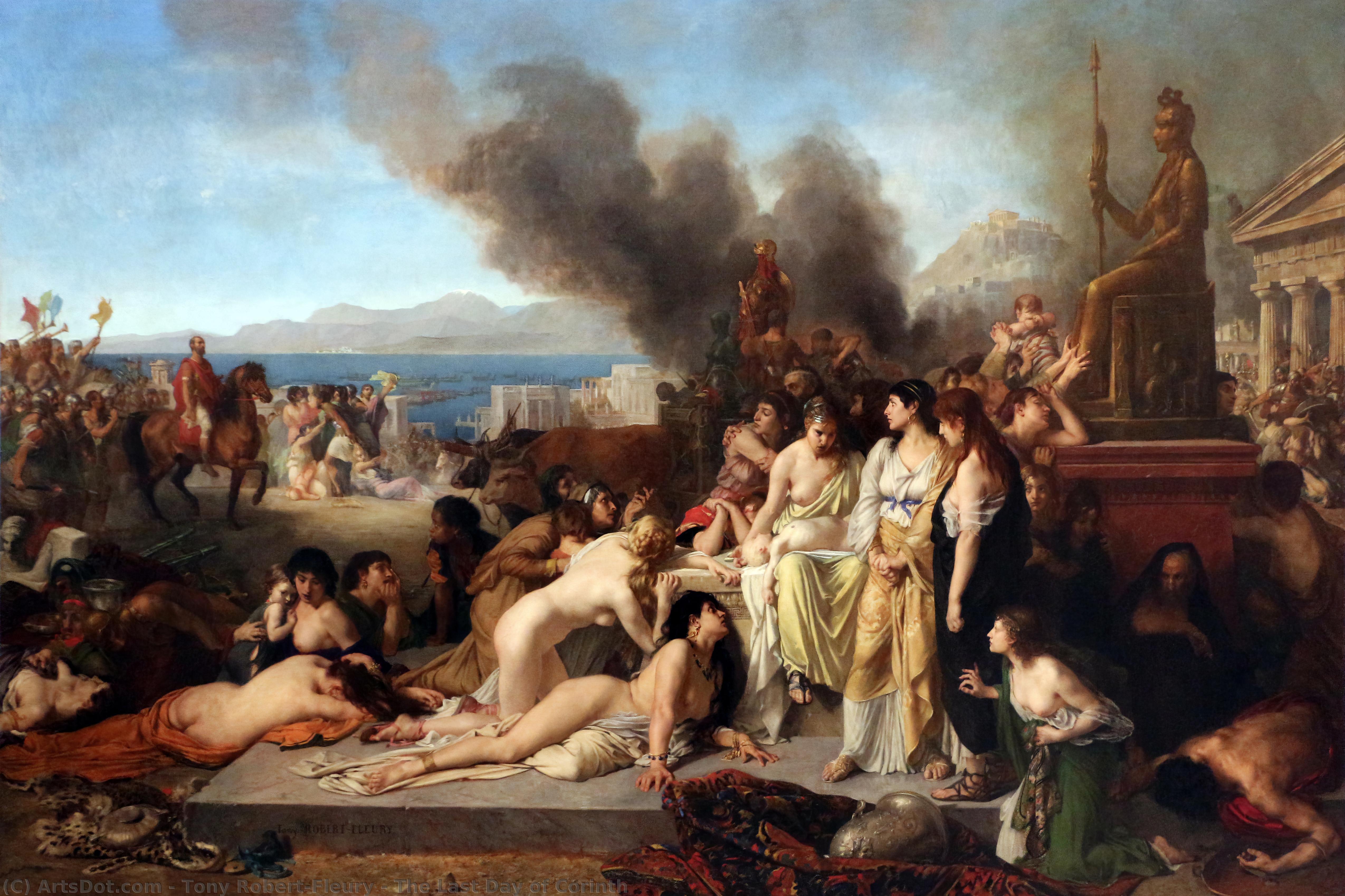 The Last Day Of Corinth — Tony Robert-fleury
