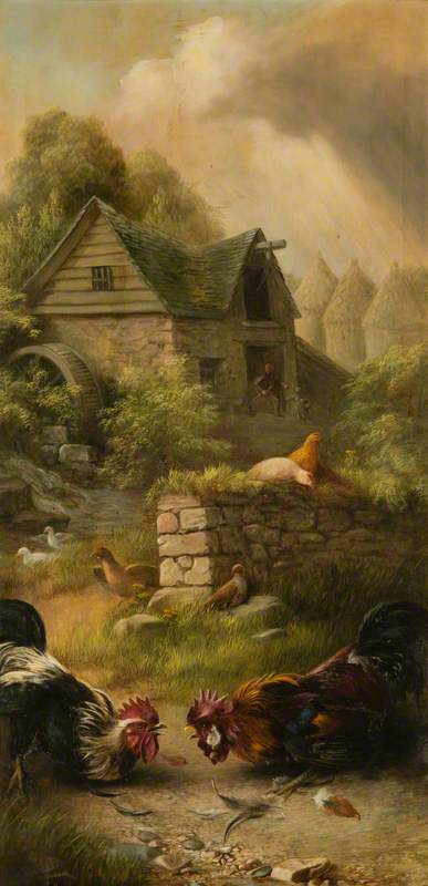 The Fighting Cocks And The Partridge — John Bucknell Russell