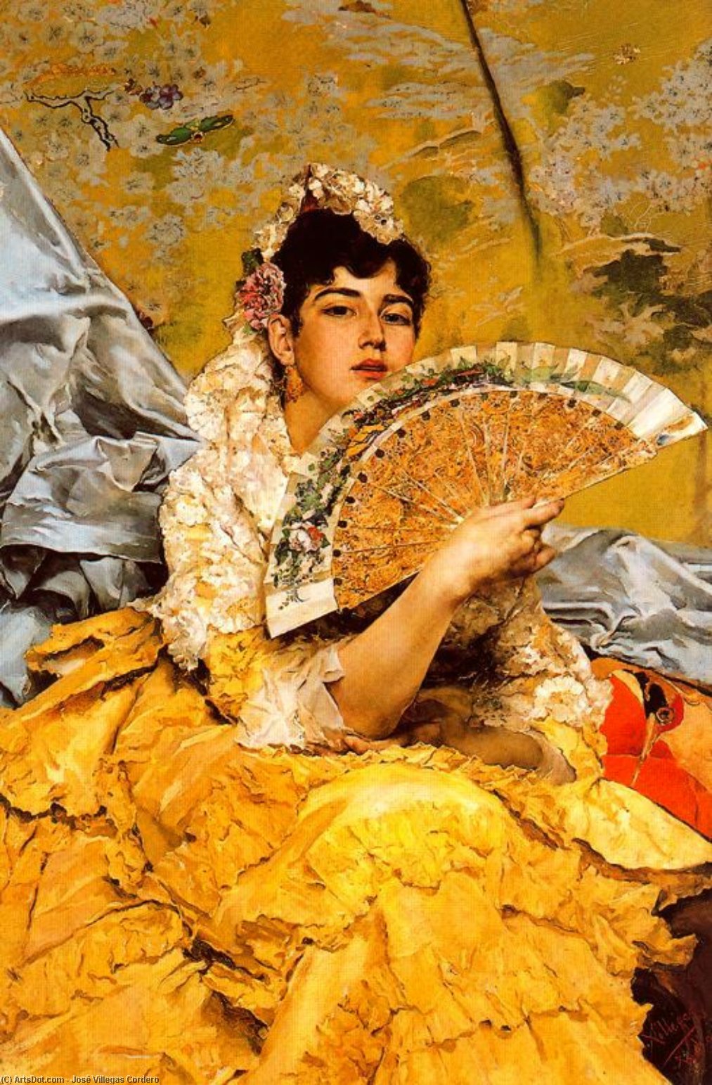 Portrait Of A Sevillian Woman — Хосе Виљегас Кордеро
