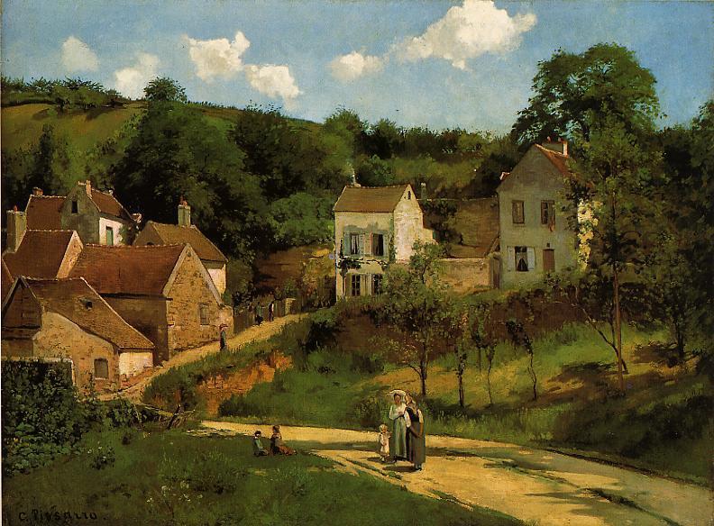 L'hermitage At Pontoise — Camille Pissarro