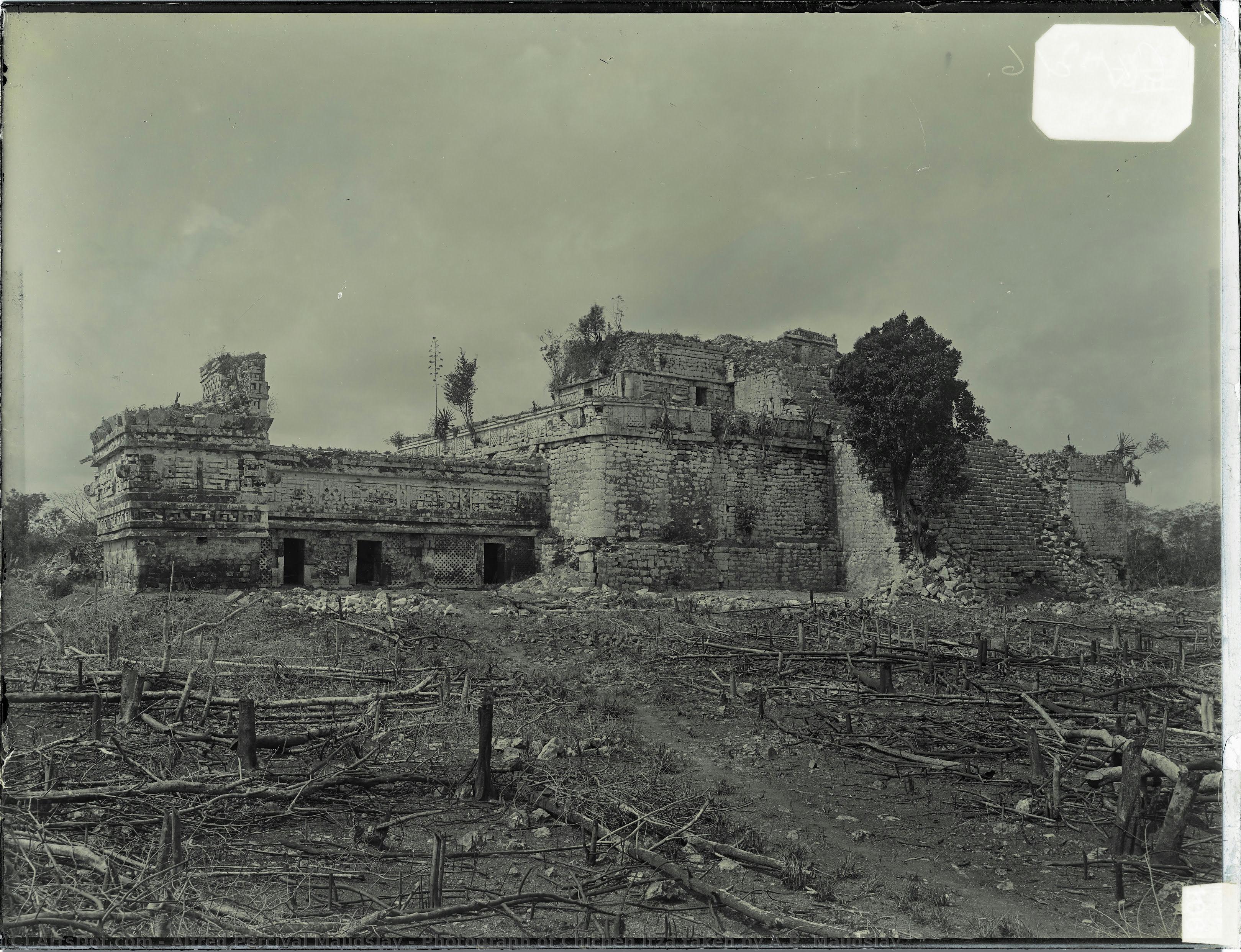 Photograph Of Chichén Itzá Taken By A.p. Maudslay — Alfred Percival Maudslay