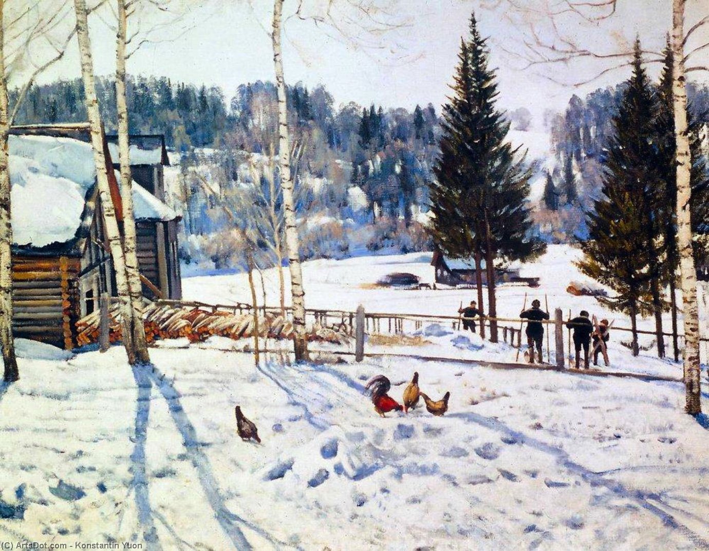 The End Of Winter. Noon. Ligachevo — Konstantin Yuon