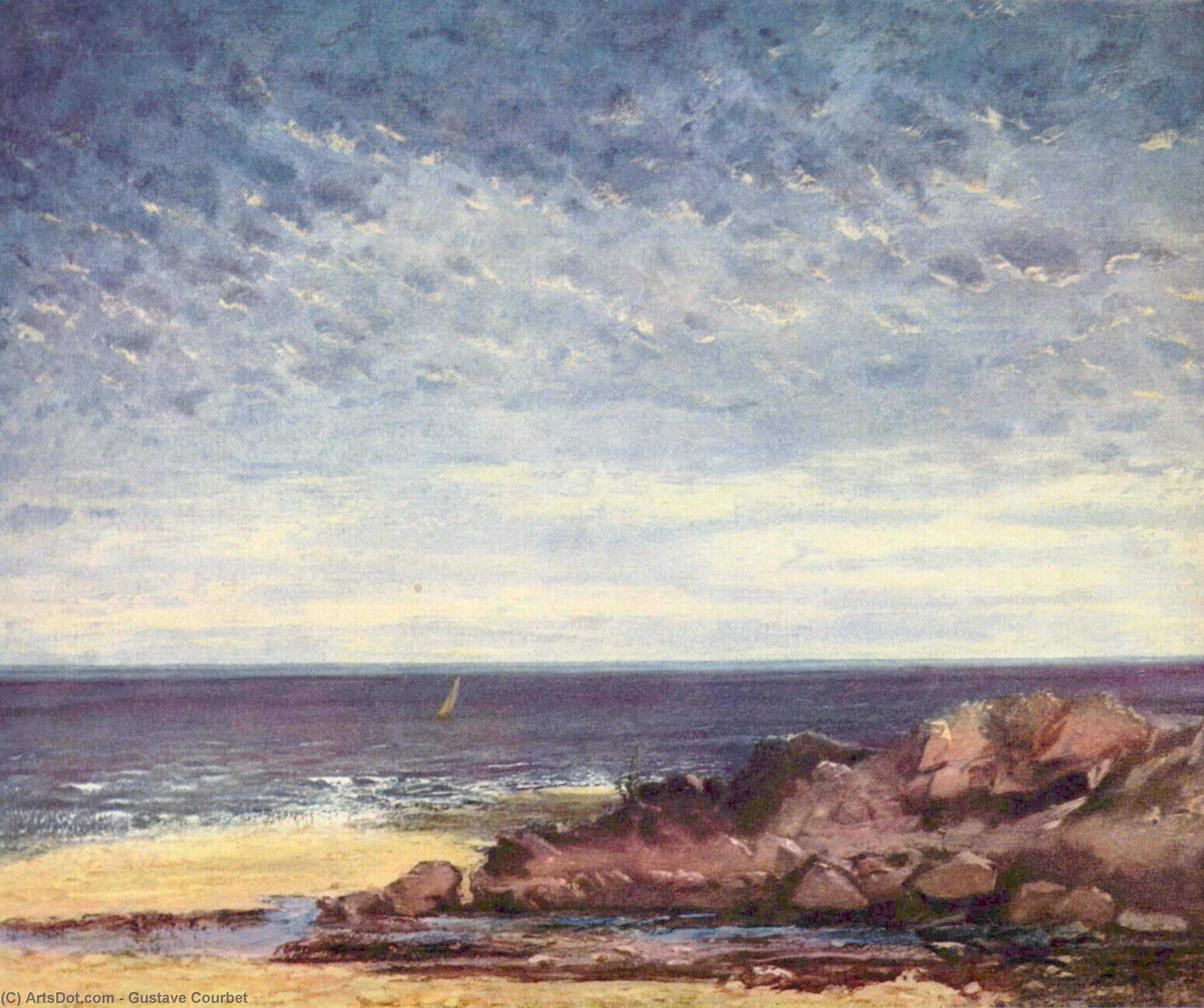 Sea Coast In Normandy — Gustav Кјорбе