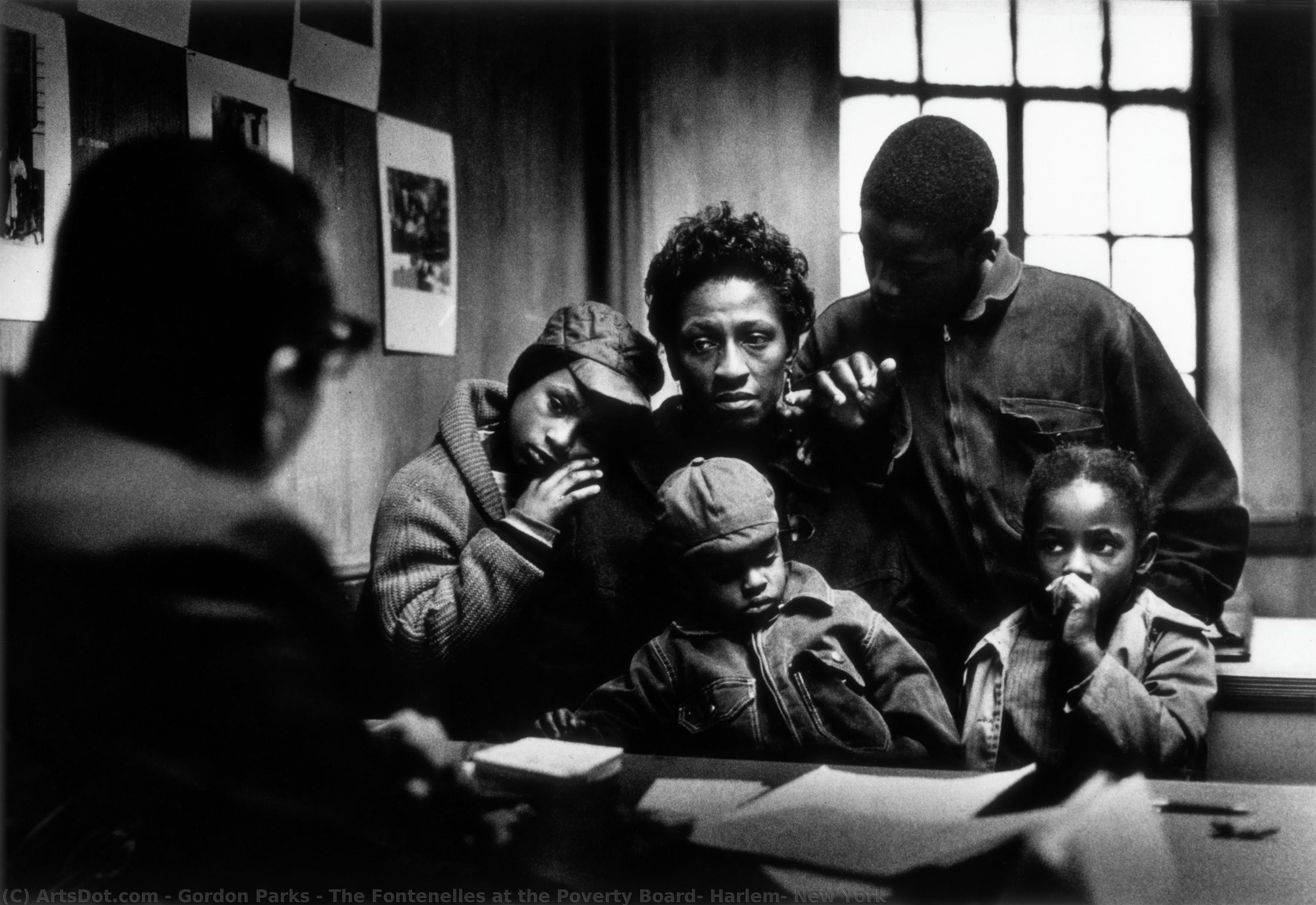 The Fontenelles At The Poverty Board, Harlem, New York — Gordon Parks