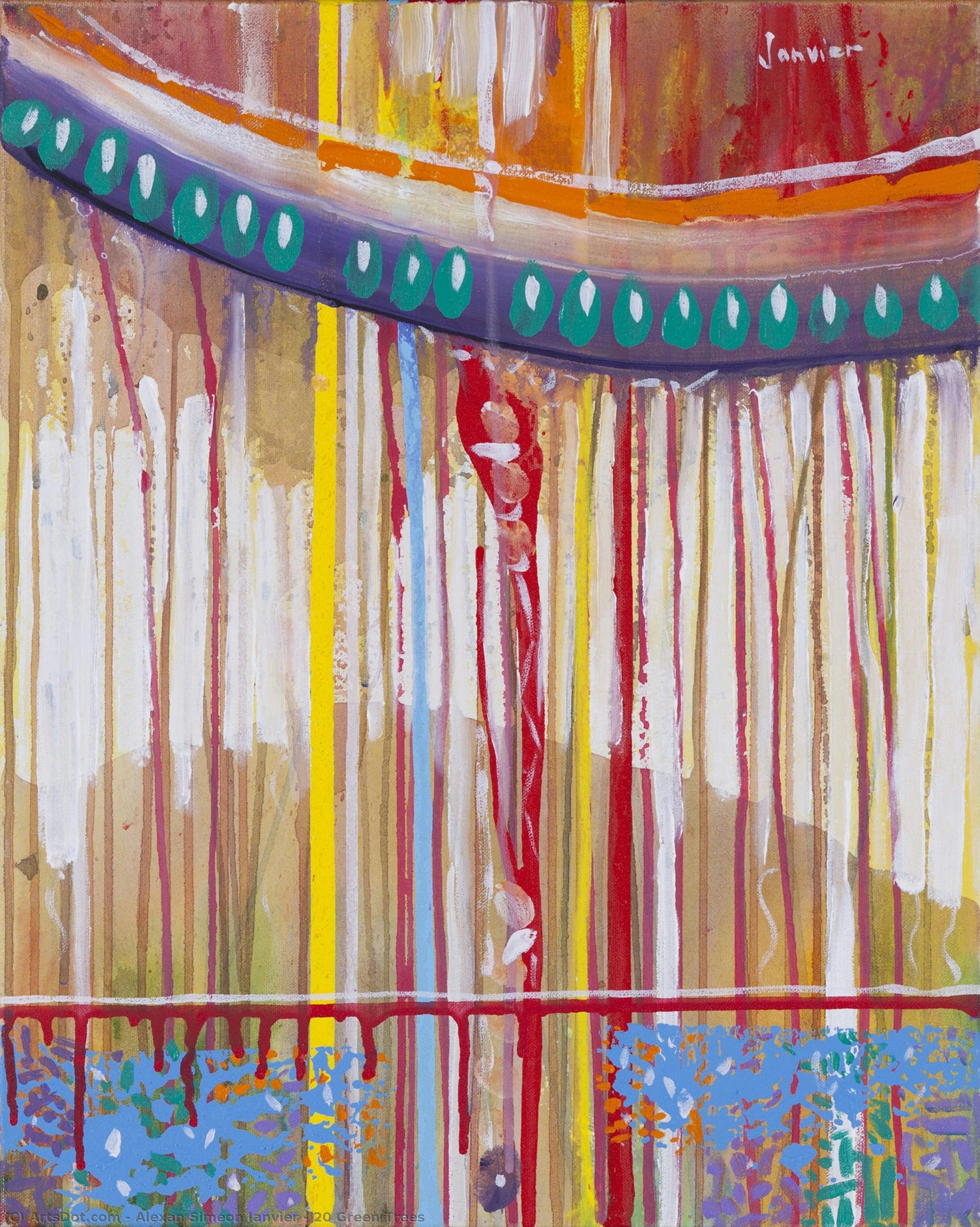20 Green Trees — Alexan Simeon Janvier
