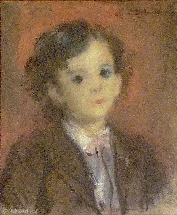Portrait Of Edmond, Son Of The Artist — Alfred Dehodencq
