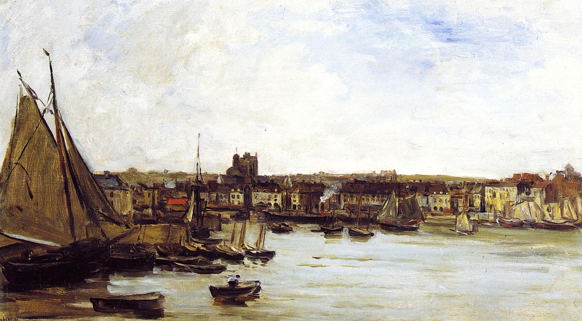 The Port Of Dieppe — Charles-françois Daubigny