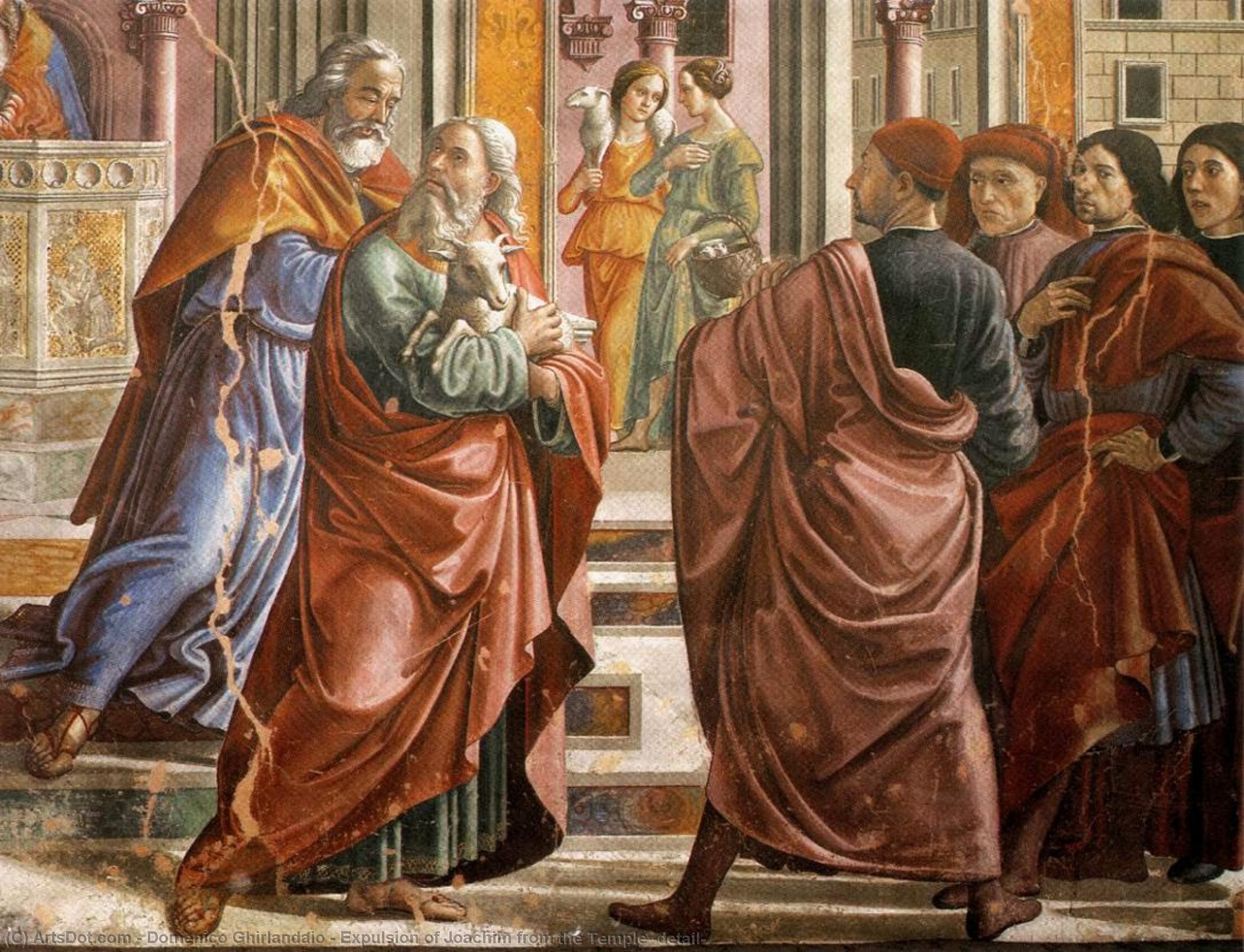 Expulsion Of Joachim From The Temple (detail) — Domenico Ghirlandaio