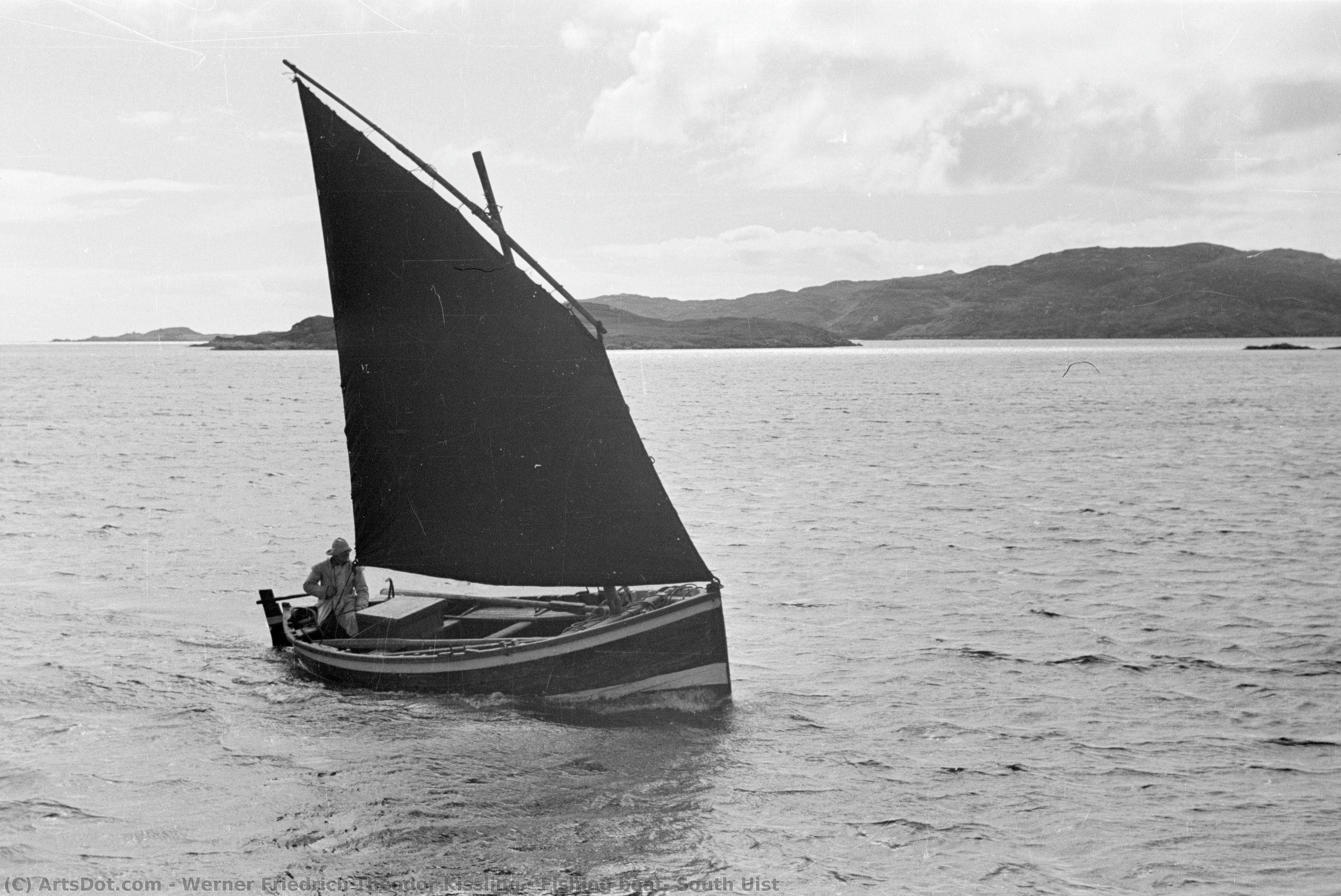 Fishing Boat, South Uist — Werner Friedrich Theodor Kissling