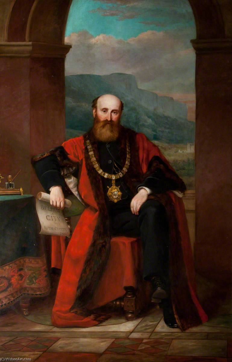 Sir James Haslett (1832–1905), Mayor (1887 1888) — Thomas Alfred Jones