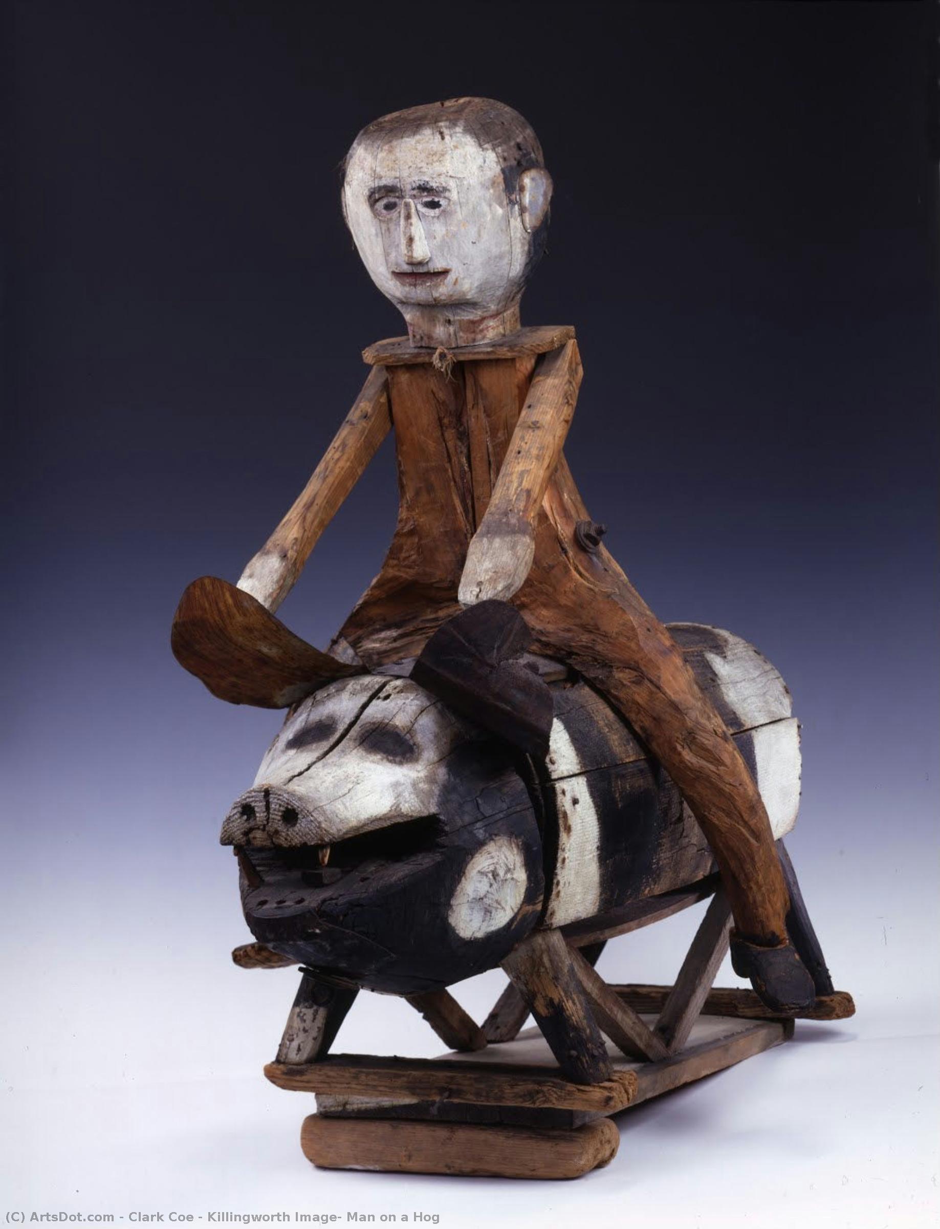 Killingworth Image, Man On A Hog — Clark Coe